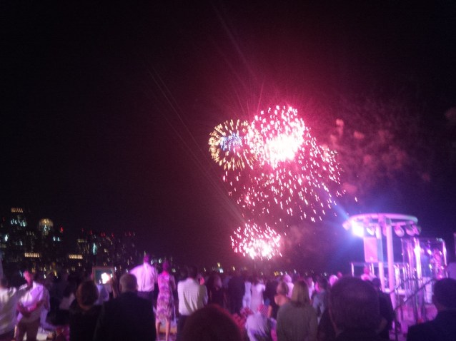 Fireworks in Boston