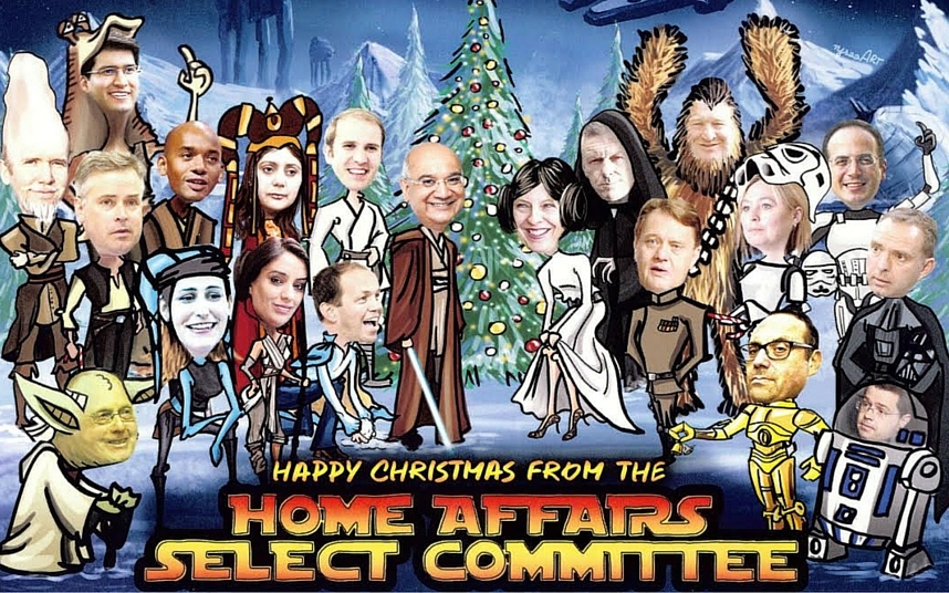 home affairs committee christmas-cards